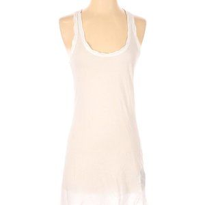 White Sleeveless Tank Top